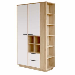 Hanah Home Armario Multiusos Natural y Blanco